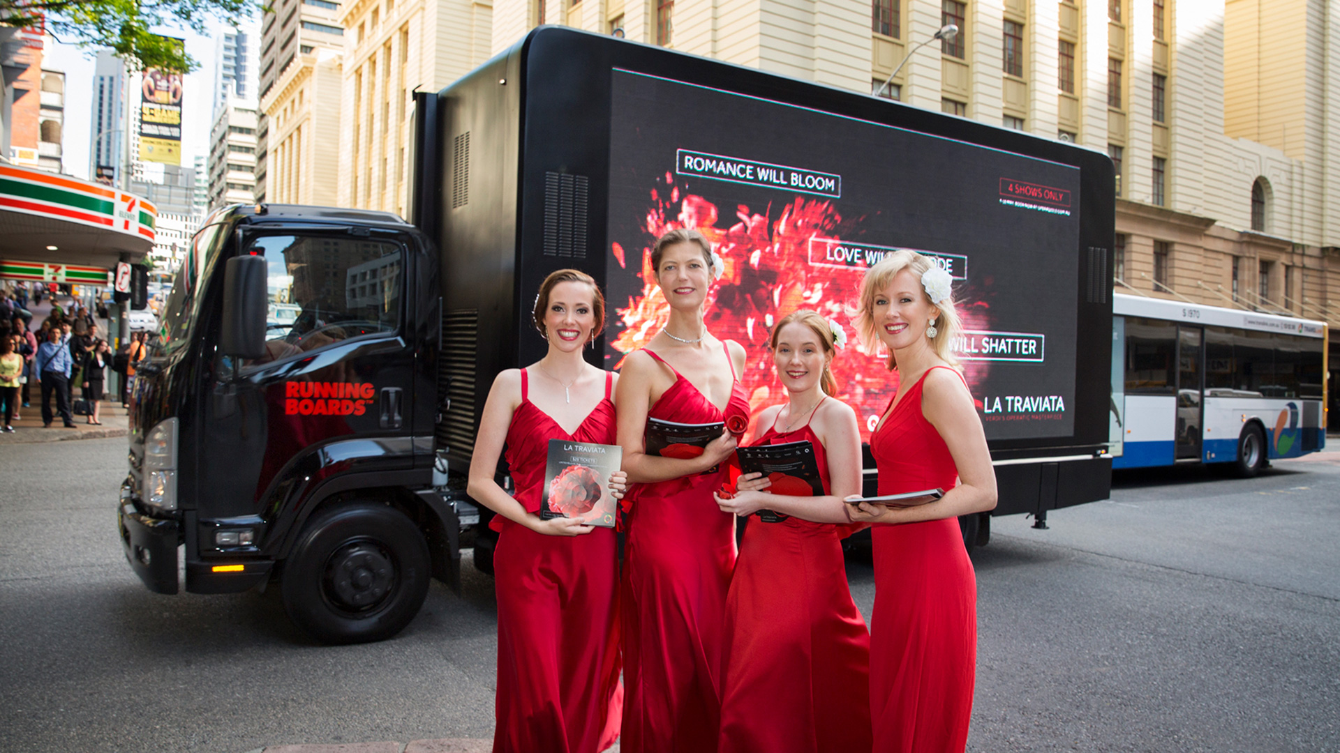Opera Queensland Digital Mobile Billboard by Media That Moves Network